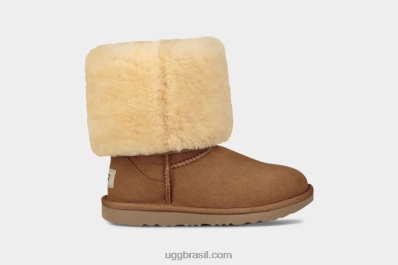 castanha 4VTTD1718 UGG crianças bota alta clássica ii