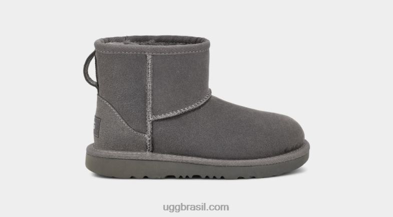 cinza 4VTTD2089 UGG crianças mini bota clássica ii