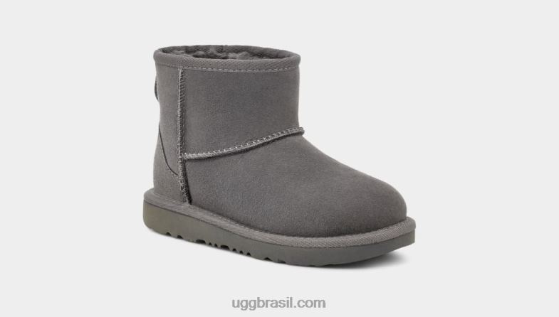 cinza 4VTTD2089 UGG crianças mini bota clássica ii