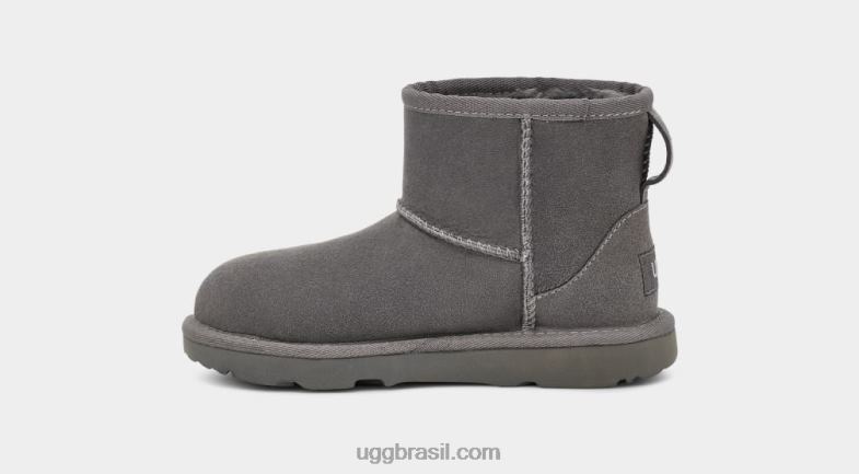 cinza 4VTTD2089 UGG crianças mini bota clássica ii