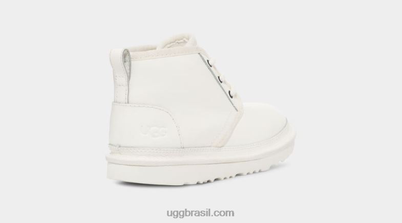 couro branco/branco 4VTTD2085 UGG crianças couro neumel ii