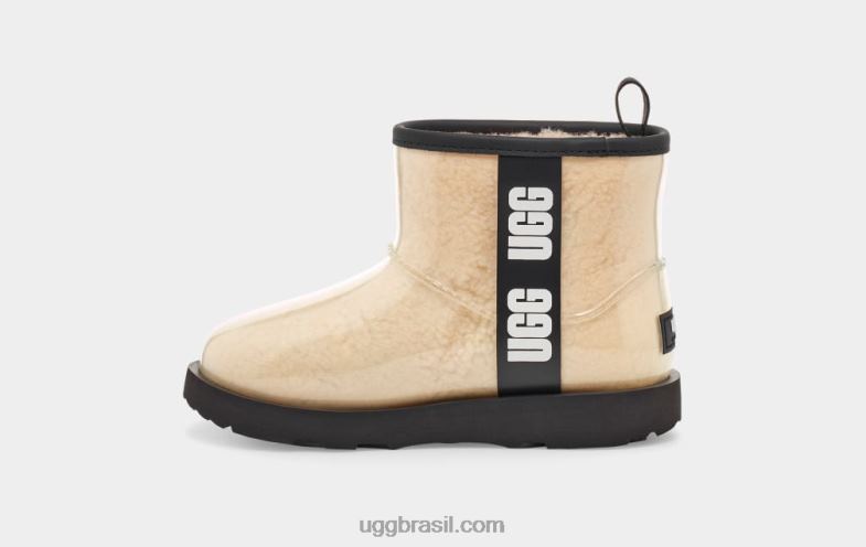 natural/preto 4VTTD1749 UGG crianças clássico claro mini ii