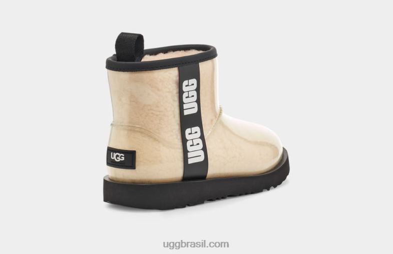 natural/preto 4VTTD1749 UGG crianças clássico claro mini ii