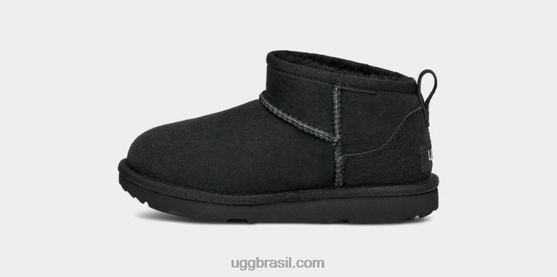 preto 4VTTD1666 UGG crianças clássico ultra mini