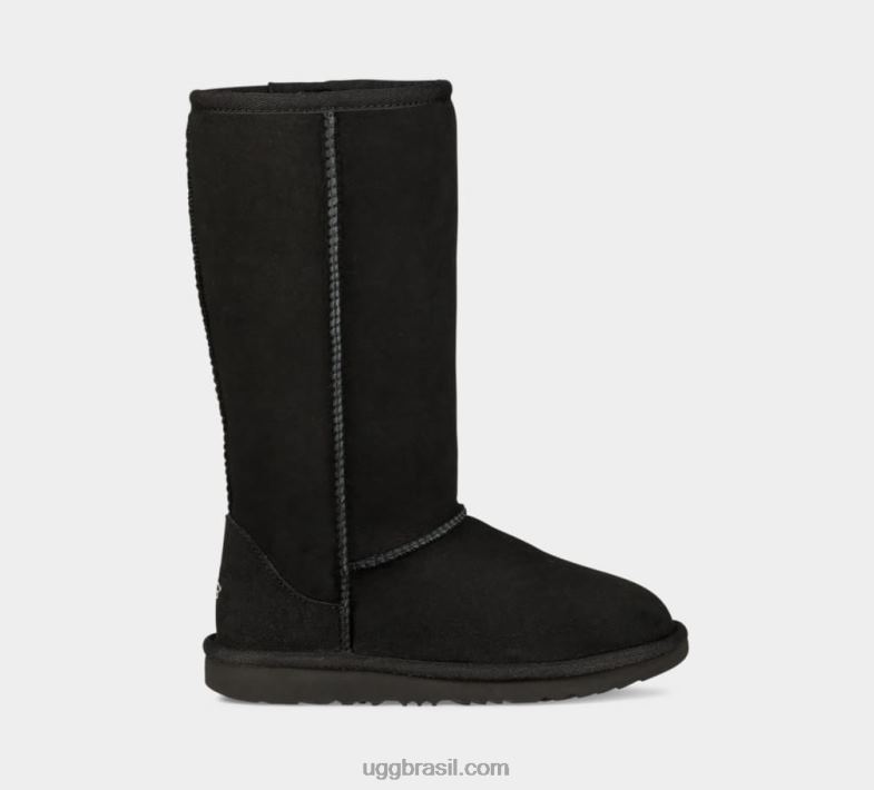 preto 4VTTD1717 UGG crianças bota alta clássica ii