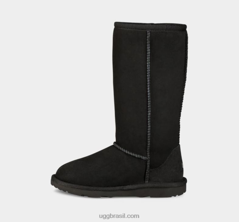 preto 4VTTD1717 UGG crianças bota alta clássica ii