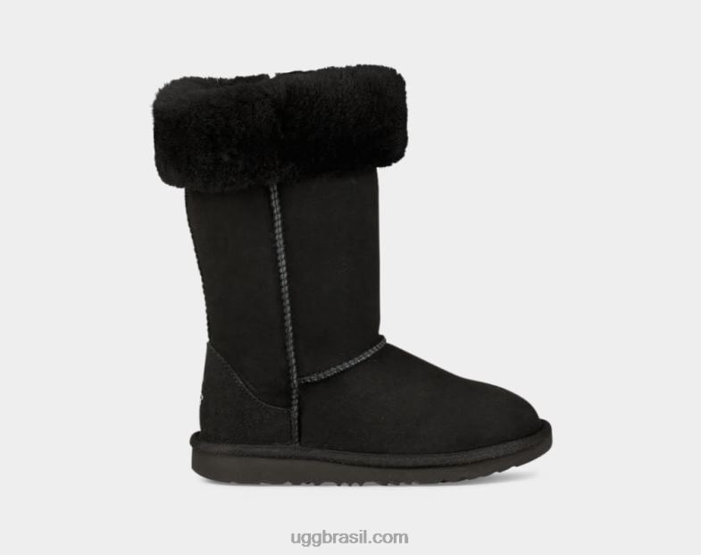 preto 4VTTD1717 UGG crianças bota alta clássica ii