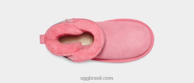 rosa rosa arco-íris 4VTTD253 UGG crianças arco-íris mini bailey flex