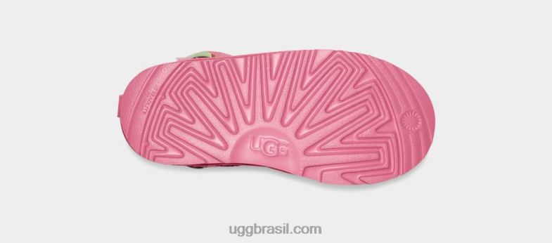 rosa rosa arco-íris 4VTTD253 UGG crianças arco-íris mini bailey flex