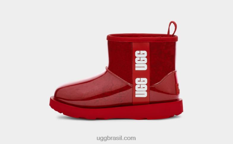 samba vermelho 4VTTD1753 UGG crianças clássico claro mini ii