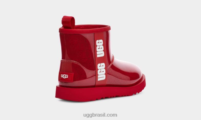 samba vermelho 4VTTD1753 UGG crianças clássico claro mini ii