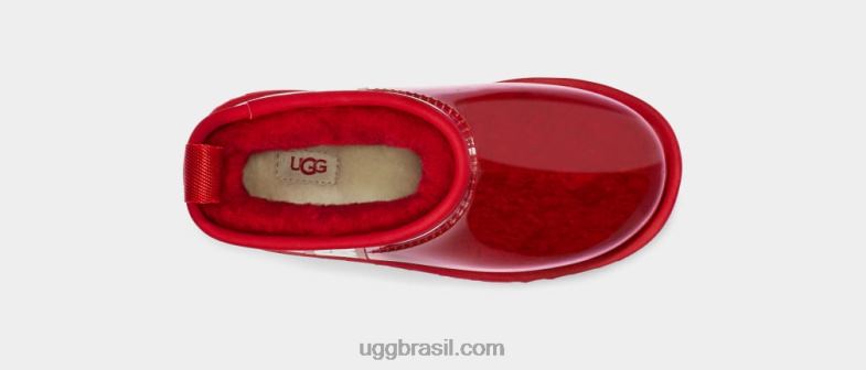 samba vermelho 4VTTD1753 UGG crianças clássico claro mini ii