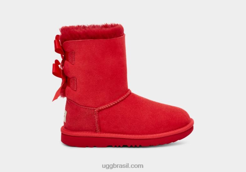 samba vermelho 4VTTD1772 UGG crianças bailey arco ii