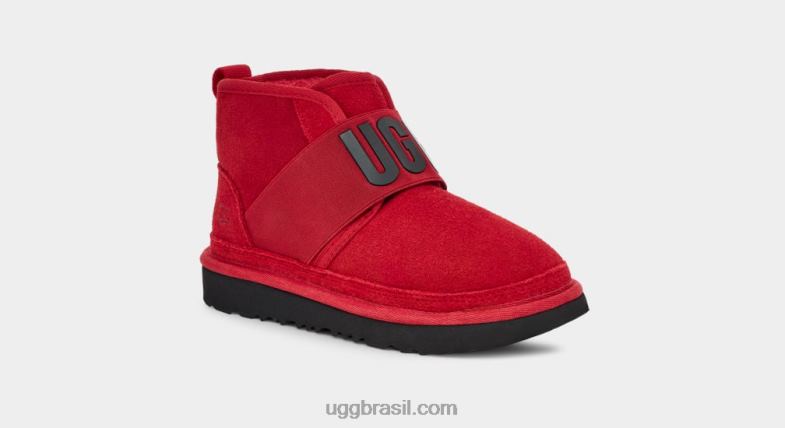 samba vermelho/preto 4VTTD249 UGG crianças gráfico neumel ii