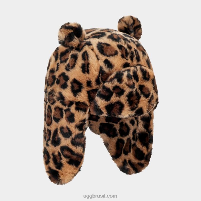 manchado natural 4VTTD1758 UGG crianças caçador de peles artificiais com orelhas