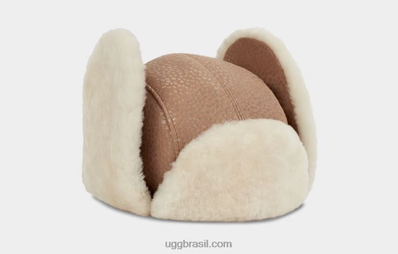 ponto brilhante castanha 4VTTD1783 UGG crianças caçador de pele de carneiro de ponto brilhante