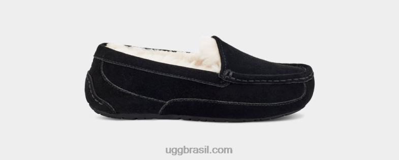 Camurça preta 4VTTD2326 UGG crianças ascot