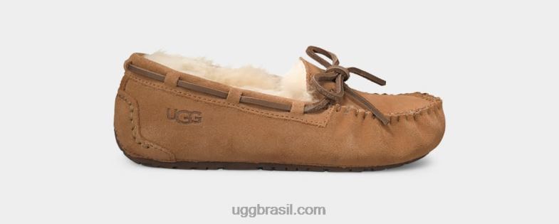 castanha 4VTTD2091 UGG crianças chinelo dakota