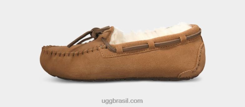 castanha 4VTTD2091 UGG crianças chinelo dakota