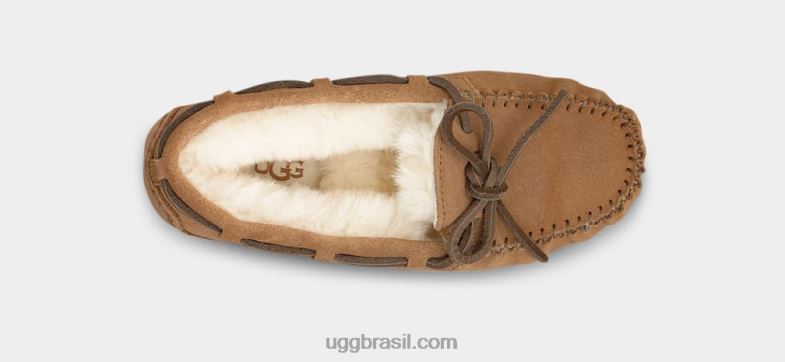 castanha 4VTTD2091 UGG crianças chinelo dakota