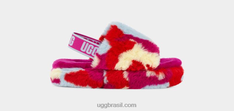 fruta do dragão 4VTTD238 UGG crianças fluff sim camopop