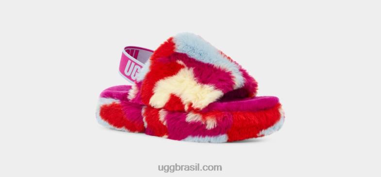 fruta do dragão 4VTTD238 UGG crianças fluff sim camopop