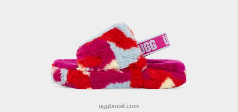 fruta do dragão 4VTTD238 UGG crianças fluff sim camopop