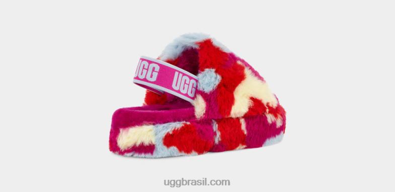 fruta do dragão 4VTTD238 UGG crianças fluff sim camopop