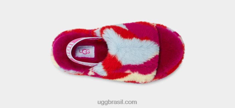 fruta do dragão 4VTTD238 UGG crianças fluff sim camopop