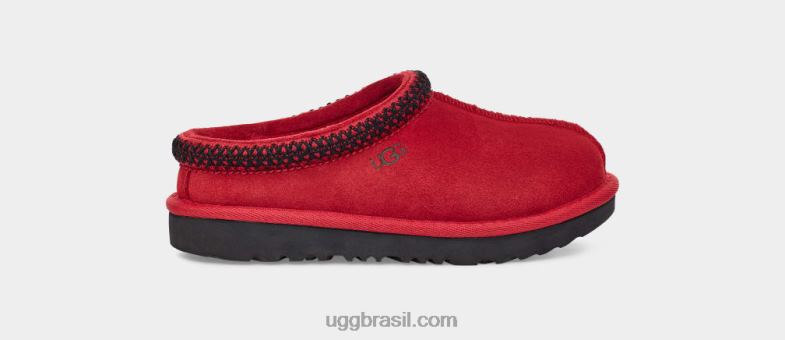 samba vermelho 4VTTD1734 UGG crianças chinelo tasman ii