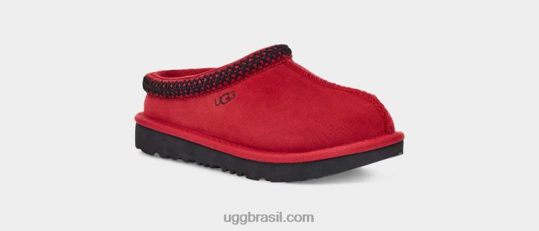 samba vermelho 4VTTD1734 UGG crianças chinelo tasman ii