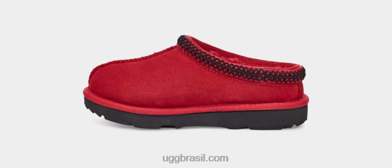 samba vermelho 4VTTD1734 UGG crianças chinelo tasman ii