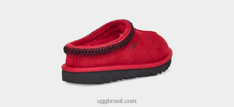 samba vermelho 4VTTD1734 UGG crianças chinelo tasman ii