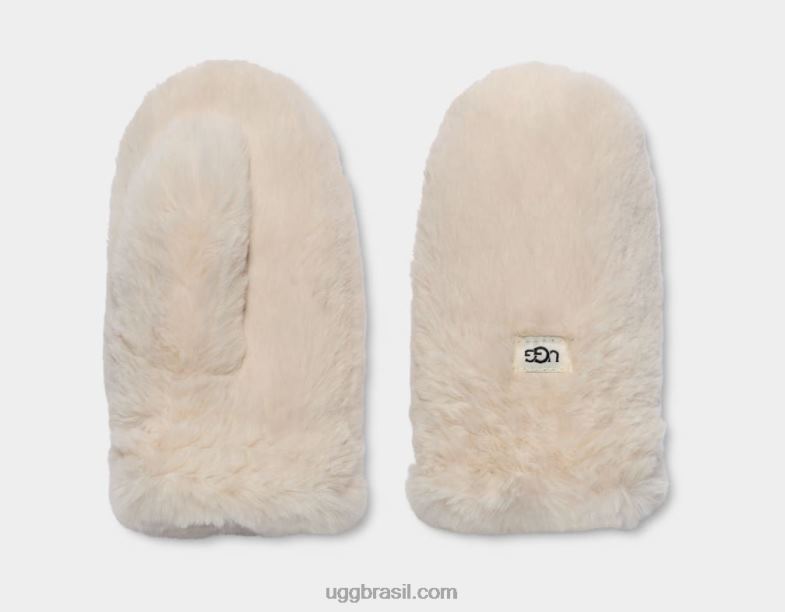 nimbo 4VTTD1748 UGG crianças luva de pele falsa