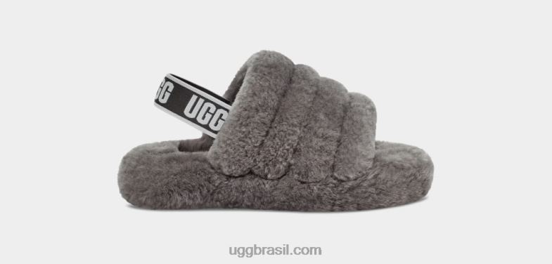 carvão 4VTTD1740 UGG crianças fofo sim deslize