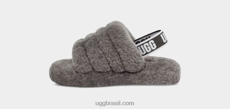 carvão 4VTTD1740 UGG crianças fofo sim deslize