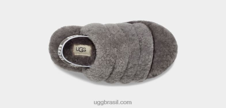 carvão 4VTTD1740 UGG crianças fofo sim deslize