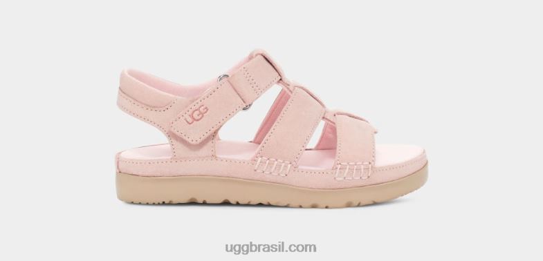 rosa concha 4VTTD1678 UGG crianças alça estrela dourada