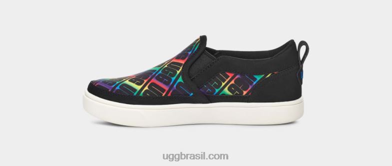 arco-íris preto 4VTTD255 UGG crianças caplan sem cadarço