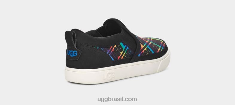 arco-íris preto 4VTTD255 UGG crianças caplan sem cadarço