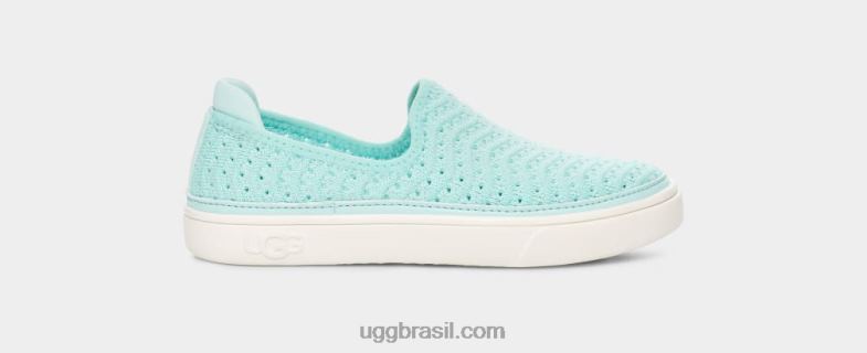 céu malha metálica 4VTTD1786 UGG crianças caplan sem cadarço