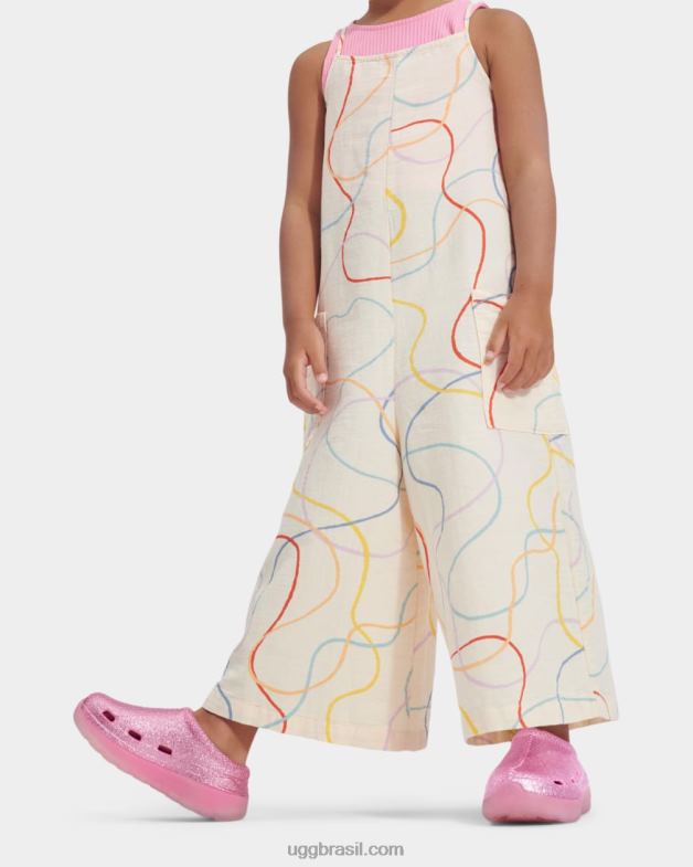 rosa 4VTTD2088 UGG crianças glitter esportivo tasman