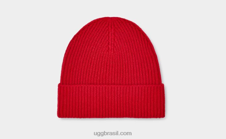 samba vermelho 4VTTD300 UGG homens chapéu de costela de punho largo