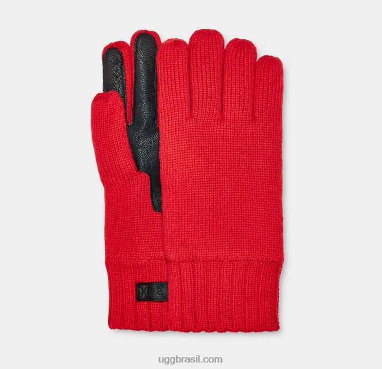 samba vermelho 4VTTD1921 UGG homens luva de malha