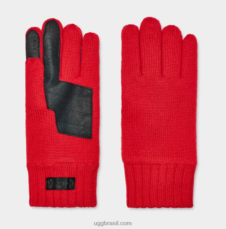 samba vermelho 4VTTD1921 UGG homens luva de malha