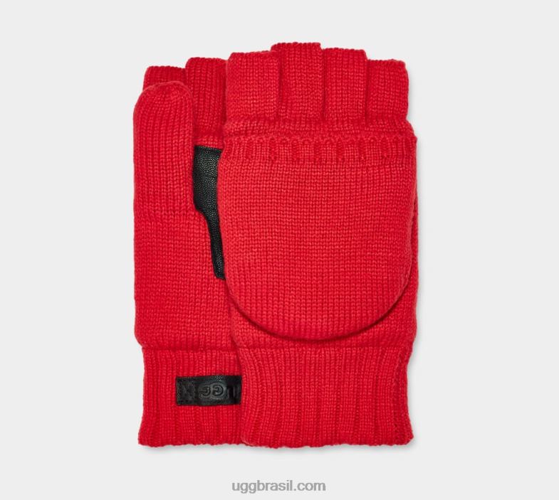 samba vermelho 4VTTD1923 UGG homens luva de tricô