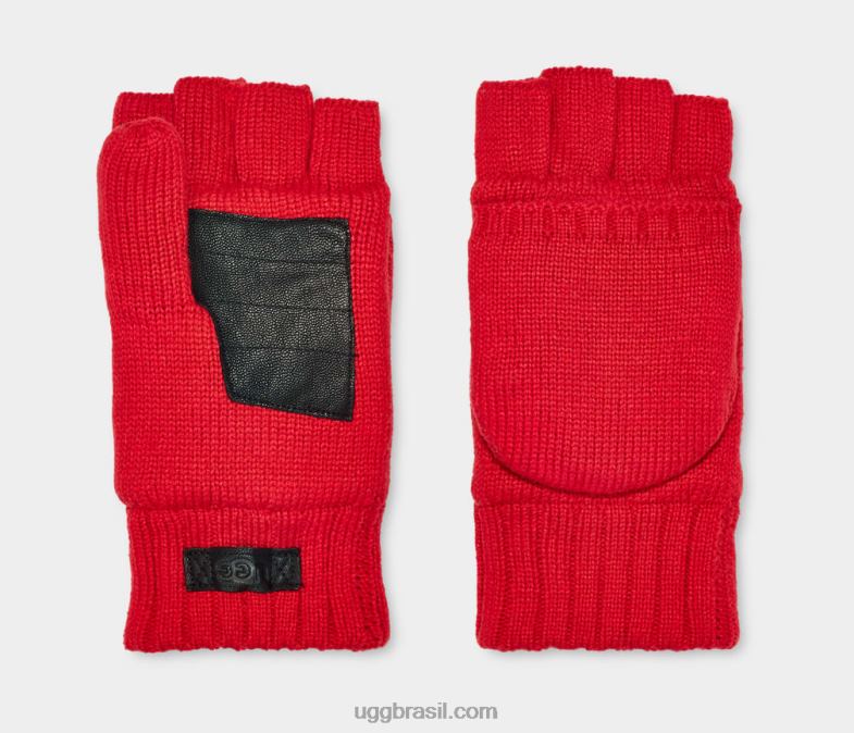 samba vermelho 4VTTD1923 UGG homens luva de tricô