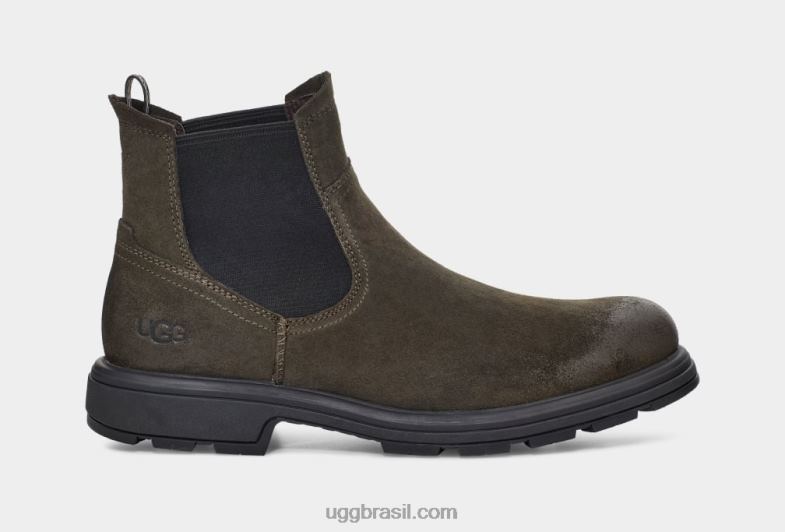 camurça azeitona escura 4VTTD199 UGG homens chelsea biltmore