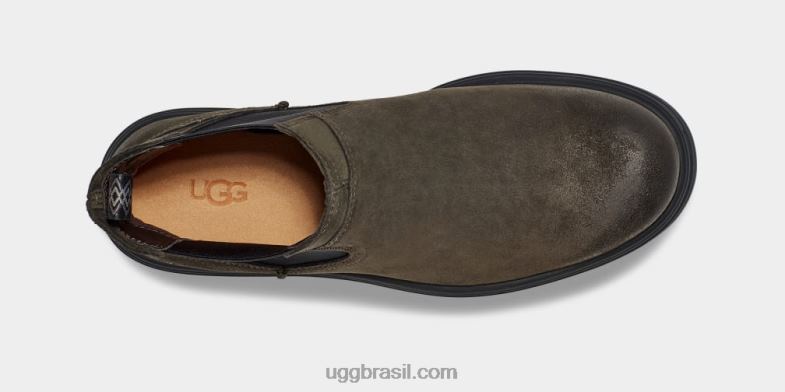 camurça azeitona escura 4VTTD199 UGG homens chelsea biltmore