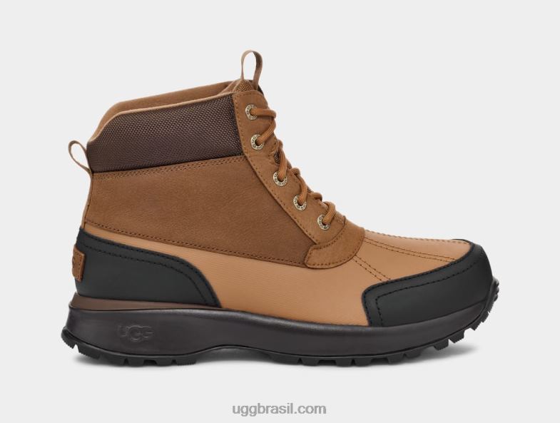 castanha 4VTTD1492 UGG homens bota de pato emmett
